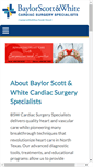 Mobile Screenshot of cardiacsurgerydoctors.com